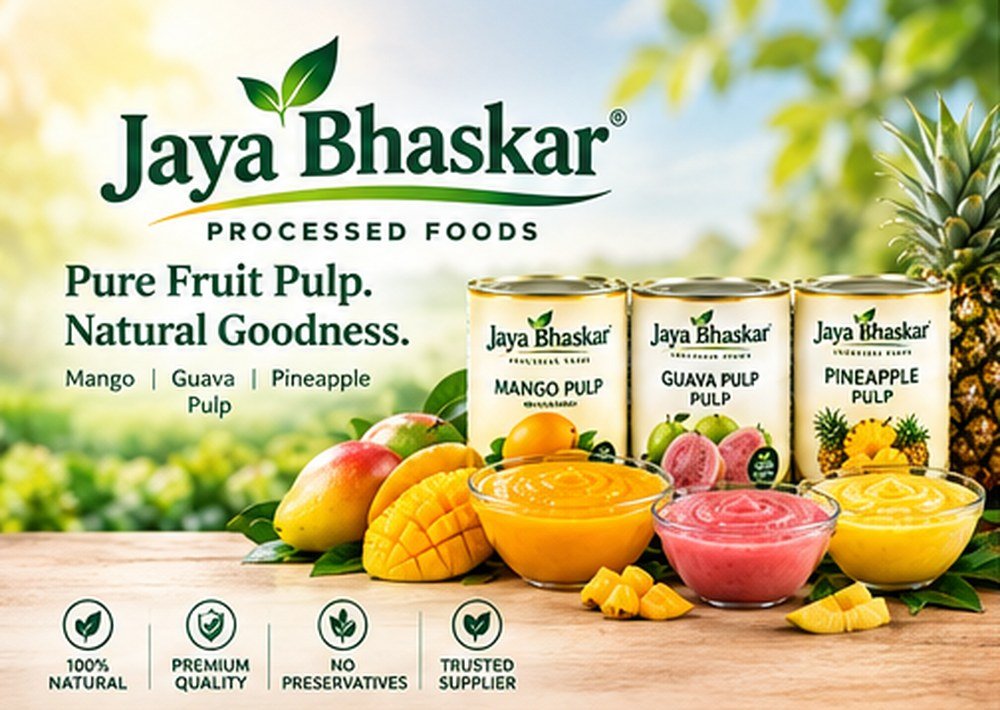 Jaya Bhaskar pure fruit pulp
