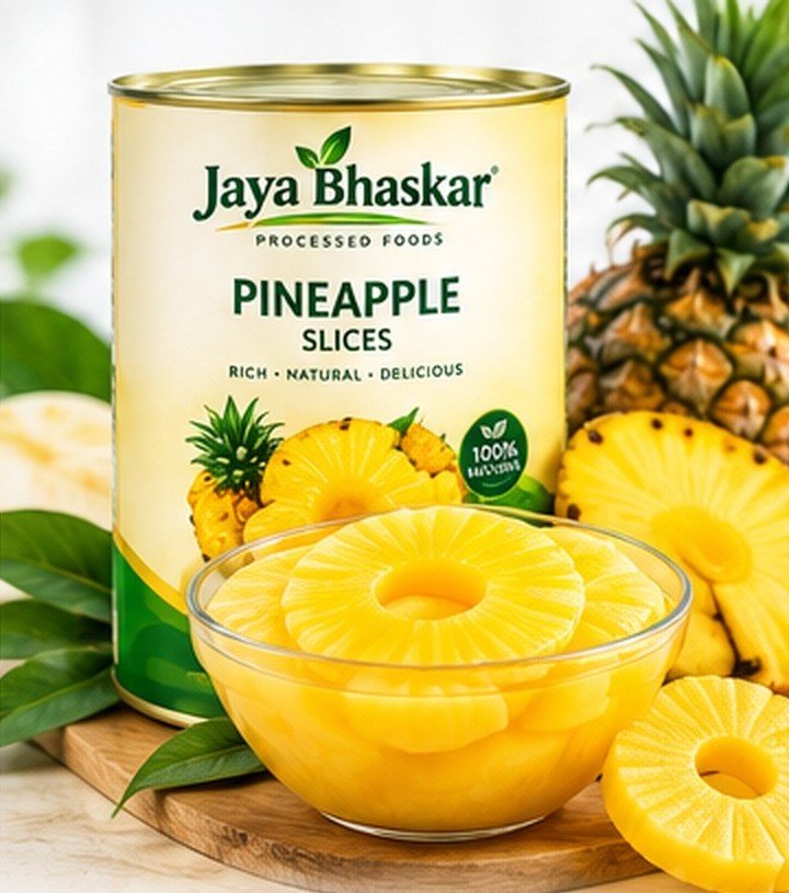 Pineapple slices tin