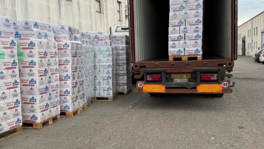 Pallets loaded for dispatch
